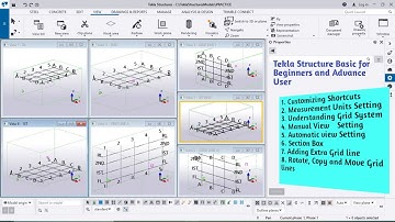 Tekla Structure Basic for Beginners and Advance Users
