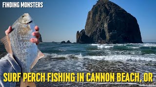 Monster Surf Perch Fishing: Cannon Beach, Oregon