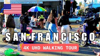 MISSION DISTRICT Walking in SAN FRANCISCO 4K 60fps