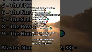 Life Path Number Meanings  #knowthezodiac #astrology #life
