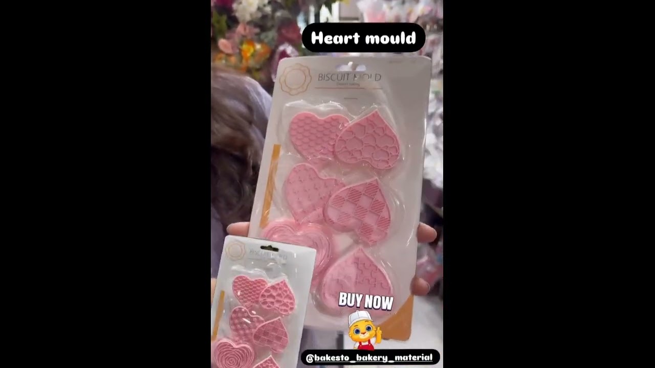 Heart impression mould 