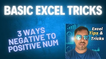 3 ways to change negative numbers to positive in excel