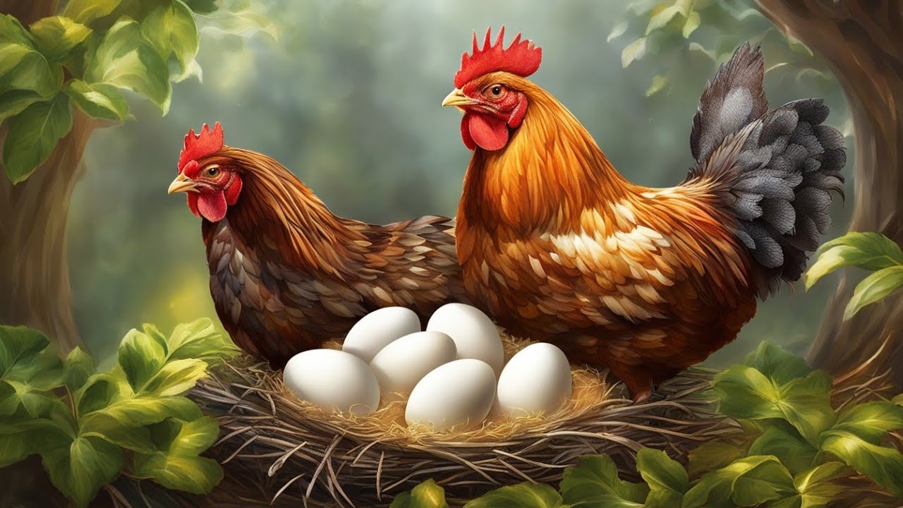 مراحل تكوين البيض في الجهاز التناسلي للدجاج Ovary in chickens