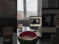 Breakfast with viеw #coffee #arctic #hiking #mountains #shorts