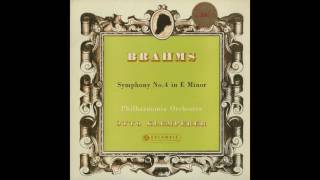 クレンペラーのブラームス名演奏・輸入盤ＬＰ４枚 ブラームス交響曲第4番 57年 クレンペラー盤 | ラスト