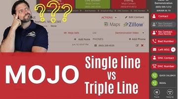 When To Use The MOJO Triple Line Dialer vs The MOJO Sinlge Line Dialer For Real Estate Prospecting