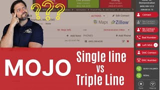 When To Use The MOJO Triple Line Dialer vs The MOJO Sinlge Line Dialer For Real Estate Prospecting Resimi