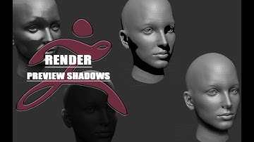 【ZBrush 2022】【memo】Render：Preview Shadows