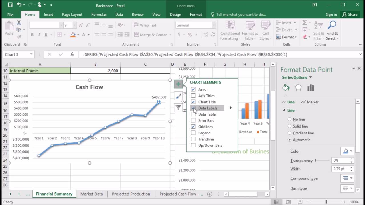 How To Show Data Labels In Excel Chart