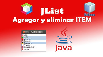 Agregar o eliminar Item a un JList en JAVA NetBeans