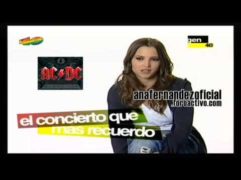 Reportaje de Ana Fernndez en Gen40 de 40TV (1/2)