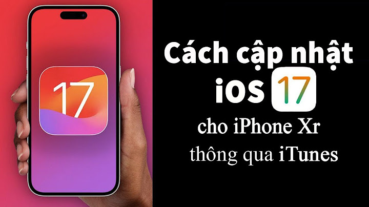 Hướng dẫn cập nhật ios qua itunes năm 2024