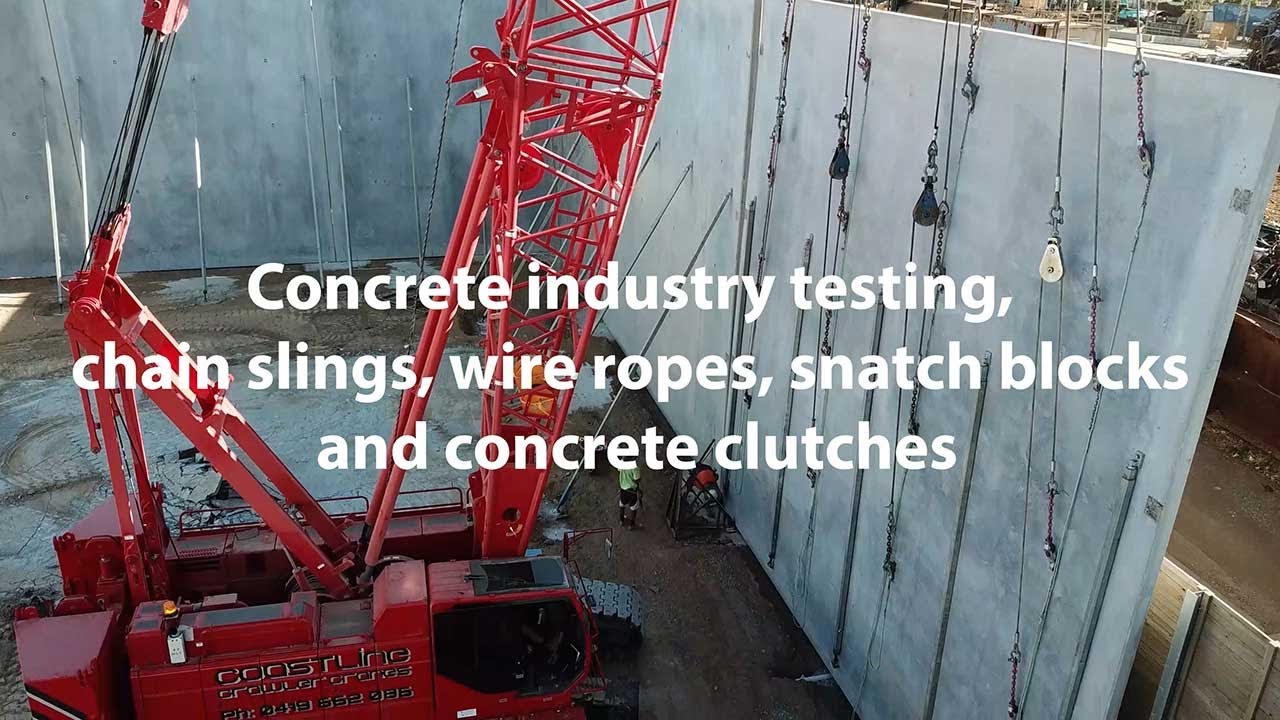 Concrete Rope Concrete industry testing, chain slings, wire ropes, snatch blocks and ...