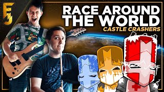 Castle Crashers - Race Around the World (feat. The8BitDrummer) | Cover by FamilyJules chords