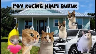 Pov Kucing Mimpi Buruk | meme kucing lucu #pov #meme #kucing #cat