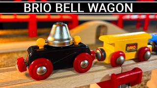 🔴 BRIO BELL WAGON REVIEW | BRIO 33749 Wooden Train Accessory | Steam Engine Pulling Bell Wagon
