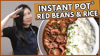 Easy Instant Pot Red Beans and Rice