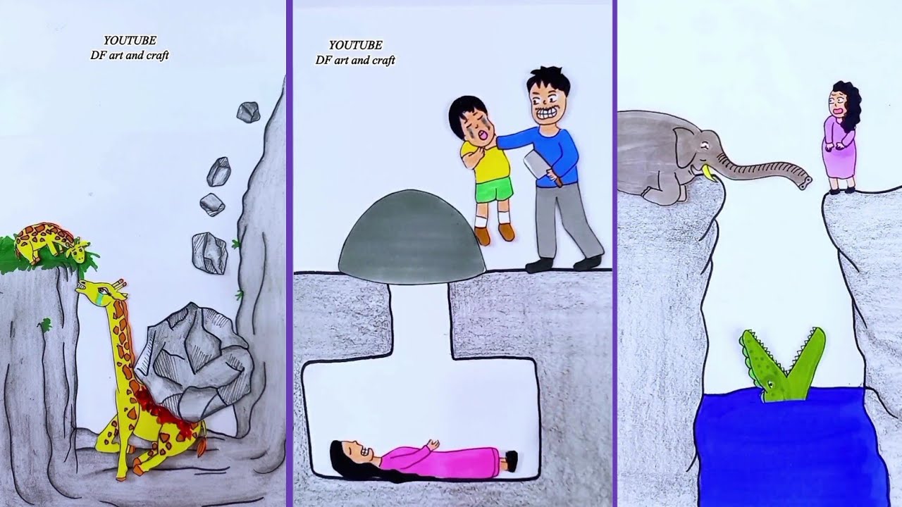 [🍋Paper diy🍋] Animation making with paper 🤡 Tutorial A collection of ...