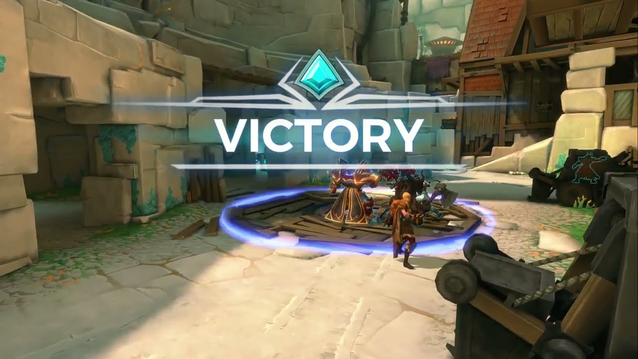 Paladins fight 💯 Tyra fought Talus She Prevailed Tough Battle #gameplay #familyfuntime