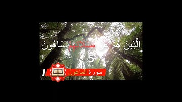 تلاوة عطرة للشيخ أحمد العجمي سورة الْمَاعُونَ
