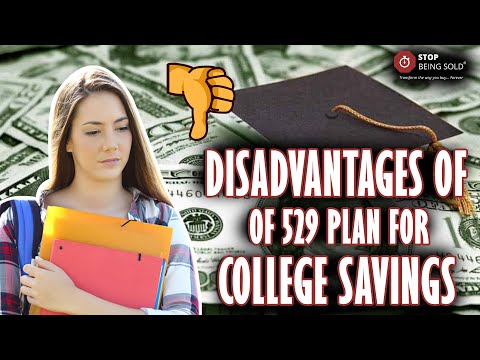 Disadvantages of 529 Plan for College Savings