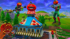 The King Of Tomato Town New Tomatohead Skin Fortnite Battle - pizza delivery tomato head challenge in fortnite !   battle royale tomato town duration 13 37