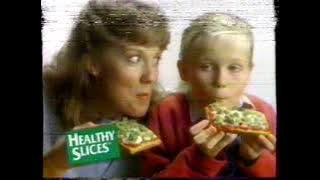 1992 McCain Ellios Healthy Slices Pizza 'Tired of hearing what you can't eat?' TV Commercial