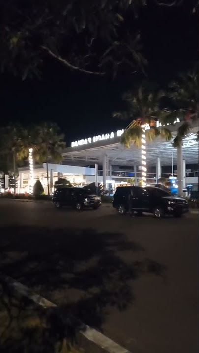 bandara juanda saat malam hari