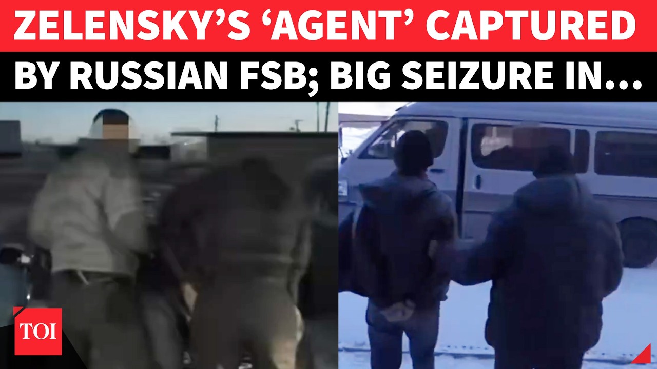 ‘Zelensky's Man Captured’: Russia FSB Detains 'Ukrainian Spy' Passing Military Data | Action On Cam
