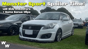 Collecting my Monster Sport Spoiler for the ZC32S! + LED Side Indicators