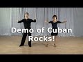 Demo of cuban rocks in rumba to music