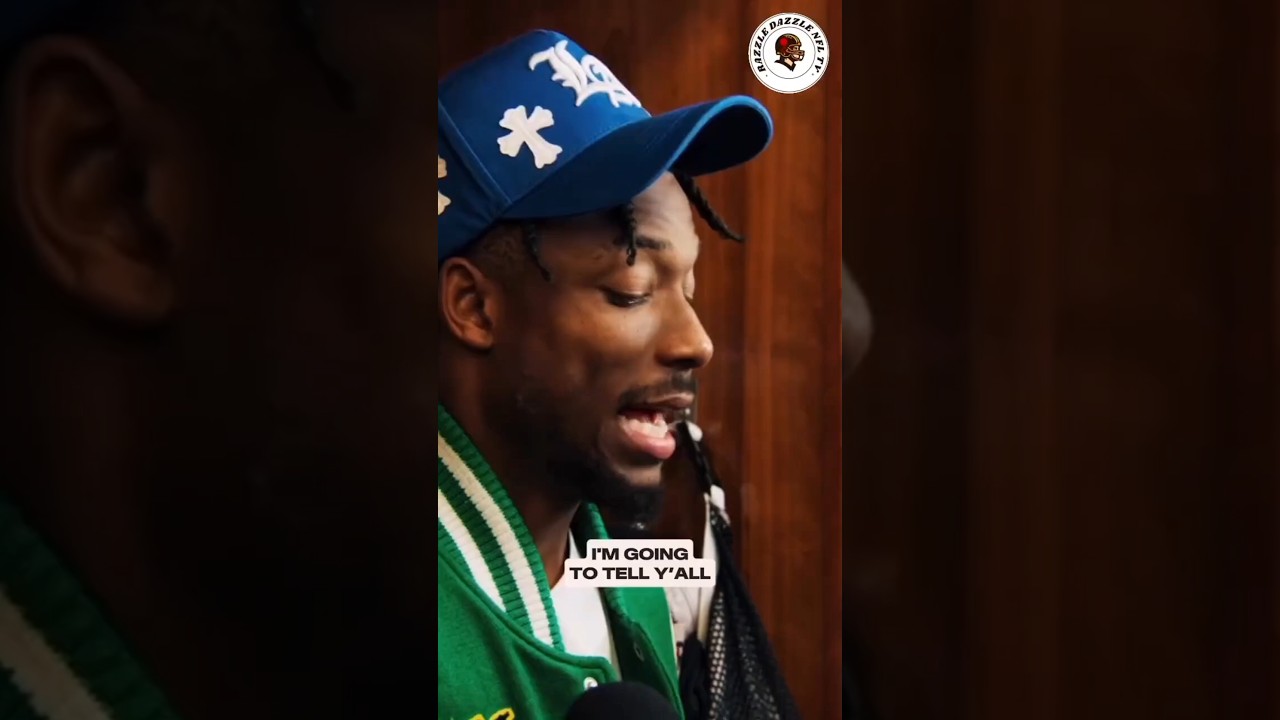 WATCH: TEZ 'Let me tell y'all a funny story' #nflfunny #tampabaybuccaneers #tezjohnson #bakermayfield #nfl