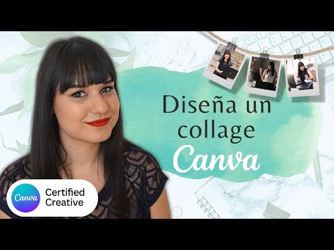 Diseña un collage gratis con Canva 💙 [Tutorial Tarjeta Navidad Canva]