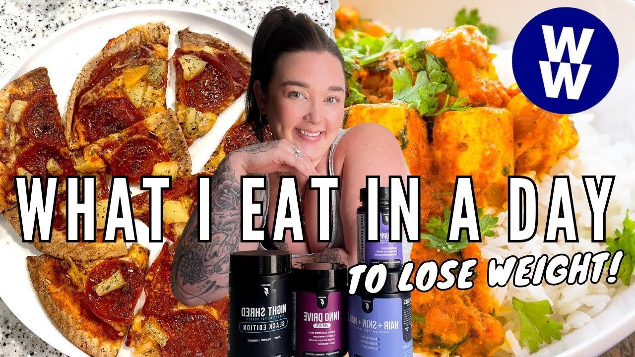 WHAT I EAT IN A DAY ON WW FOR WEIGHT LOSS ft Inno Supps Female Vitality Stack