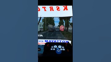 KSRTC vs Private Bus Race 🤣🤣 #ets2 #dudegamingyt #bussid