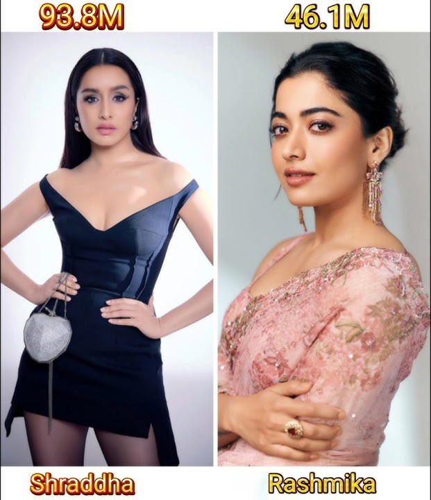 Bollywood Actress VS South Actress Instragram Followers 😱❤️| #viralshorts #bollywood #tollywood