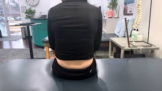 Dynamic Palpation of the Pelvis-Seated Flexion Test