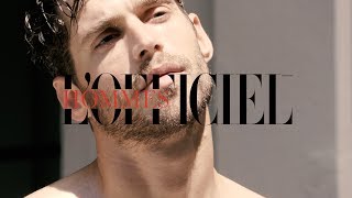 L'OFFICIEL HOMMES Beauty story feat Simone Bredariol