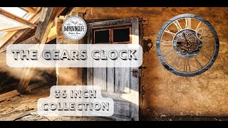the gears clock 36 inches wall clock collection