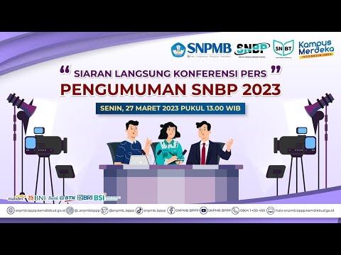 Konferensi Pers  Hasil Seleksi Jalur SNBP Tahun 2023