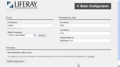 Download and Installation of Liferay Portal 6.1: The Easiest Portal Server to Install