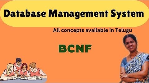 BCNF(boyce codd normal form) in normalization || DBMS IN TELUGU