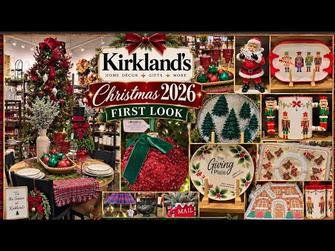 KIRKLAND　クリスマス飾り KIRKLAND'S CHRISTMAS 2026 🎄 FIRST LOOK! Gorgeous Traditional