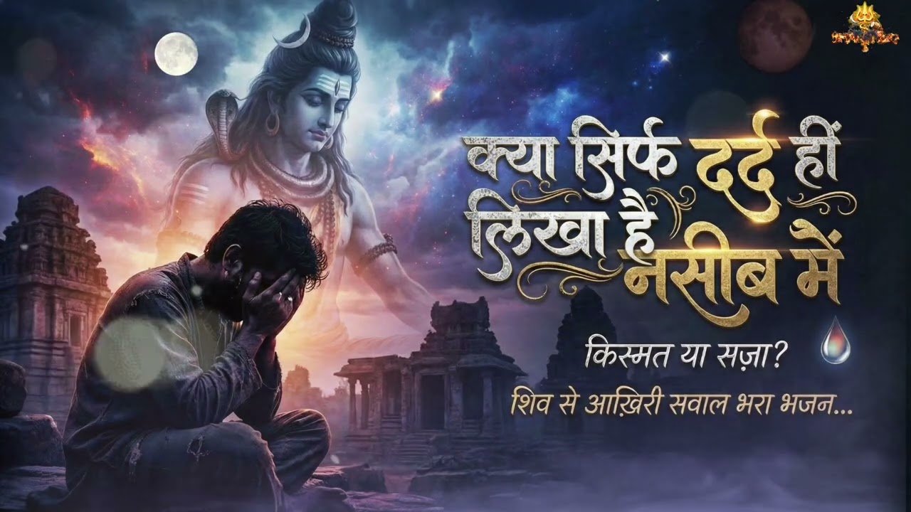 रो-रोकर पूछ रहा है एक भक्त | क्या नसीब में सिर्फ दर्द है? 💔| Sad Shiv Bhajan | Heart Touching Bhajan