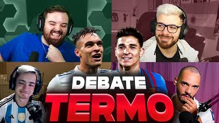 ES MEJOR JULIÁN ÁLVAREZ O LAUTARO MARTÍNEZ? DEBATE REAL MADRID- BARCA CON 3 MADRIDISTAS TERMOS.