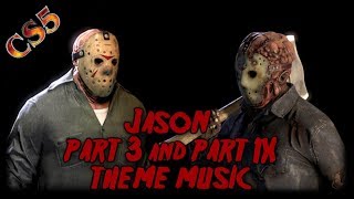 Jason part 3 and part 9 Theme Music from Friday the 13th the game | Jason part 3 and part 9 kills