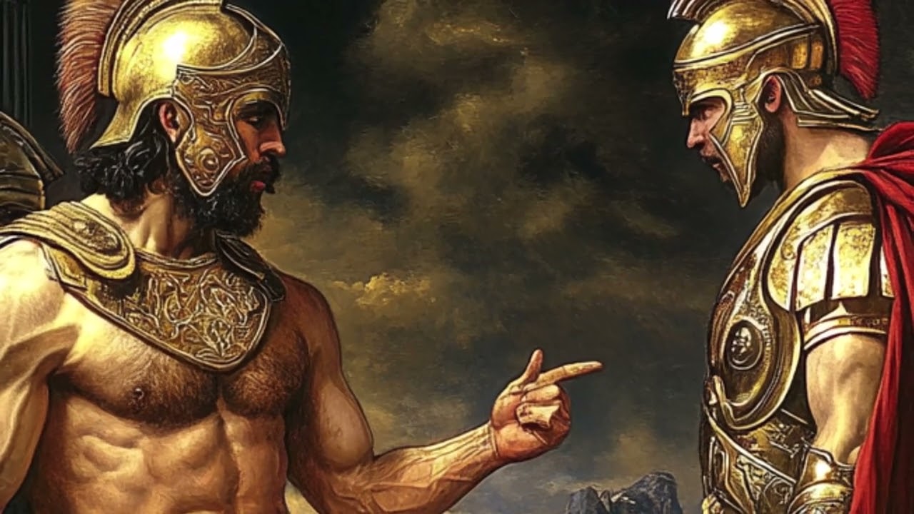 5 Return to End the Plague  - Calchas reveals that Agamemnon must return Chryseis to end the plague