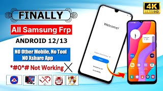 finally new method 🔥 2024 || all samsung frp bypass android 12/13 without pc | google account remove