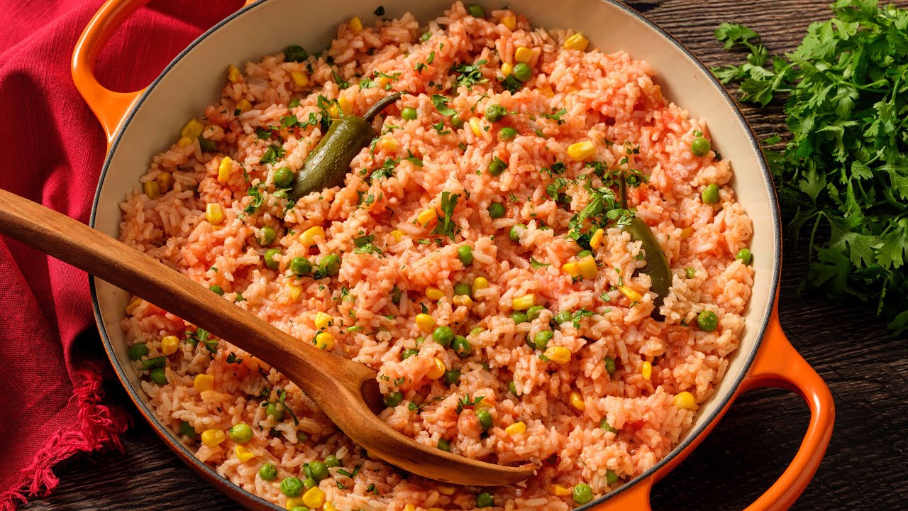 Pati Jinich Mexican Red Rice (Arroz Rojo) YouTube