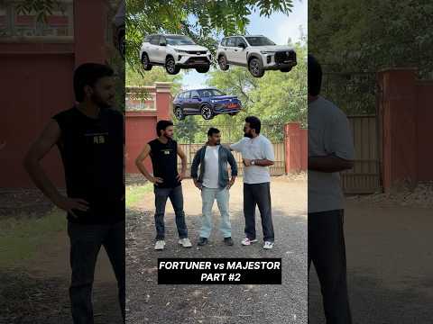 Toyota Fortuner vs Mg Majestor Comparison Part2 #mohitvihem #shorts #toyota #mg #mgmajestor #toyota